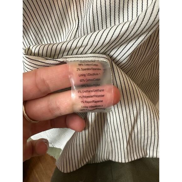 Alice + Olivia Olive Ruffle Suit Jacket - Picture 6 of 6